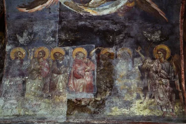 Fresken in der Kirche der Theotokos Peribleptos